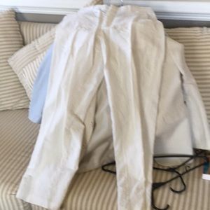 White linen Boys pants